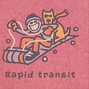 Life Is Good long sleeve shirt. Womans XL,   pink